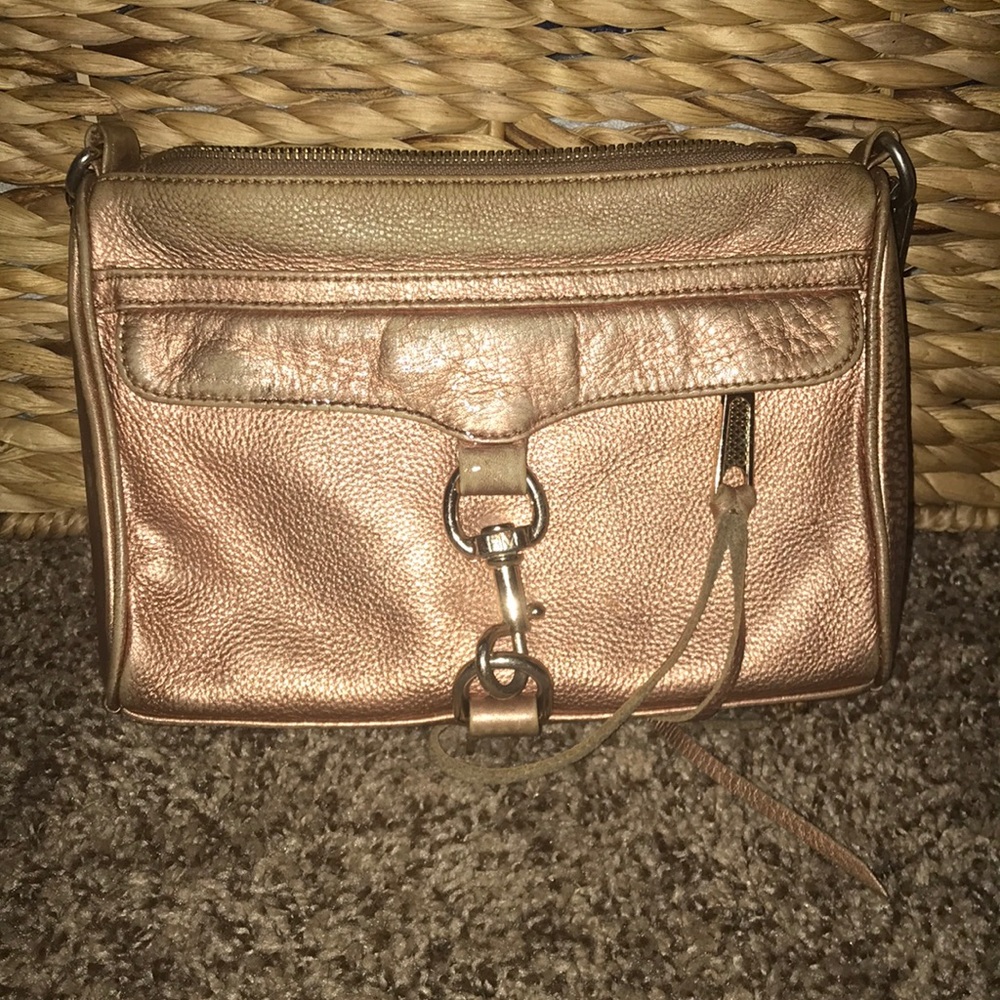 Rebecca Minkoff mini Mac rose gold